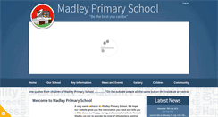 Desktop Screenshot of madleyprimaryschool.co.uk